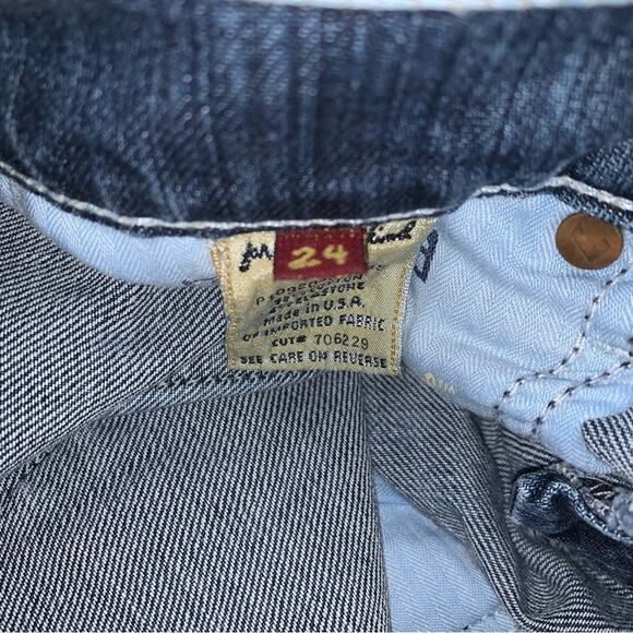 7 For All Mankind “Crop Boy Cut” Jeans sz 24 - Picture 9 of 10